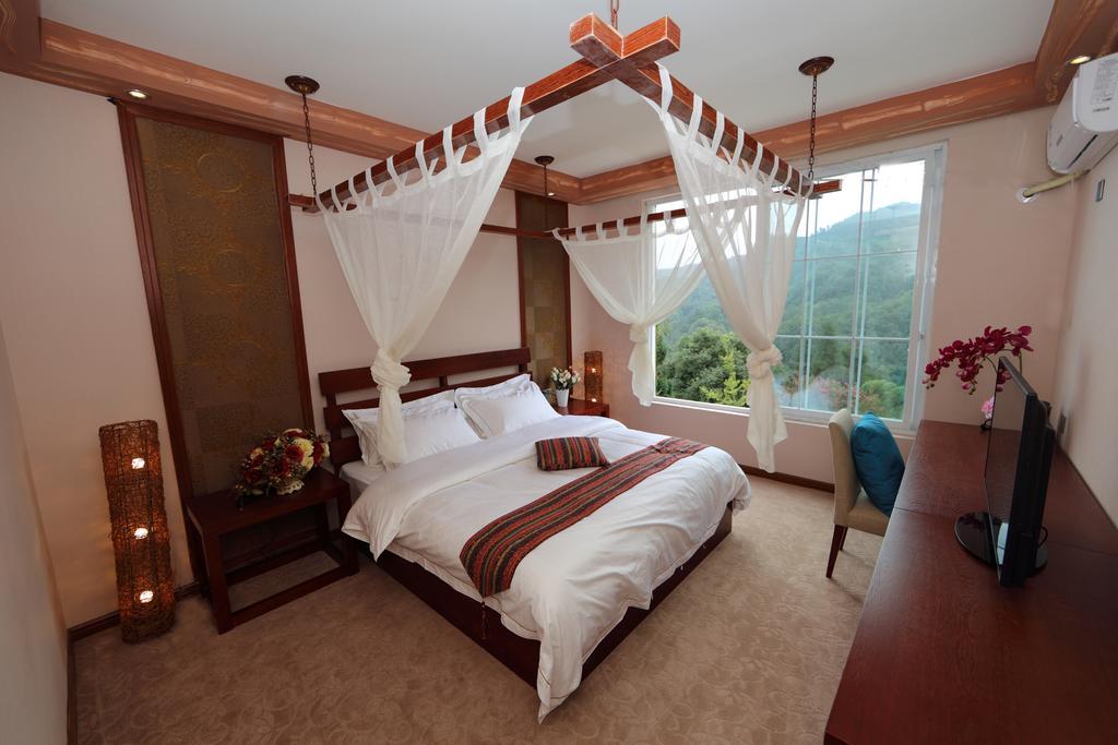 Panshan Tingquan Tuwo Holiday Resort Лэшань Номер фото